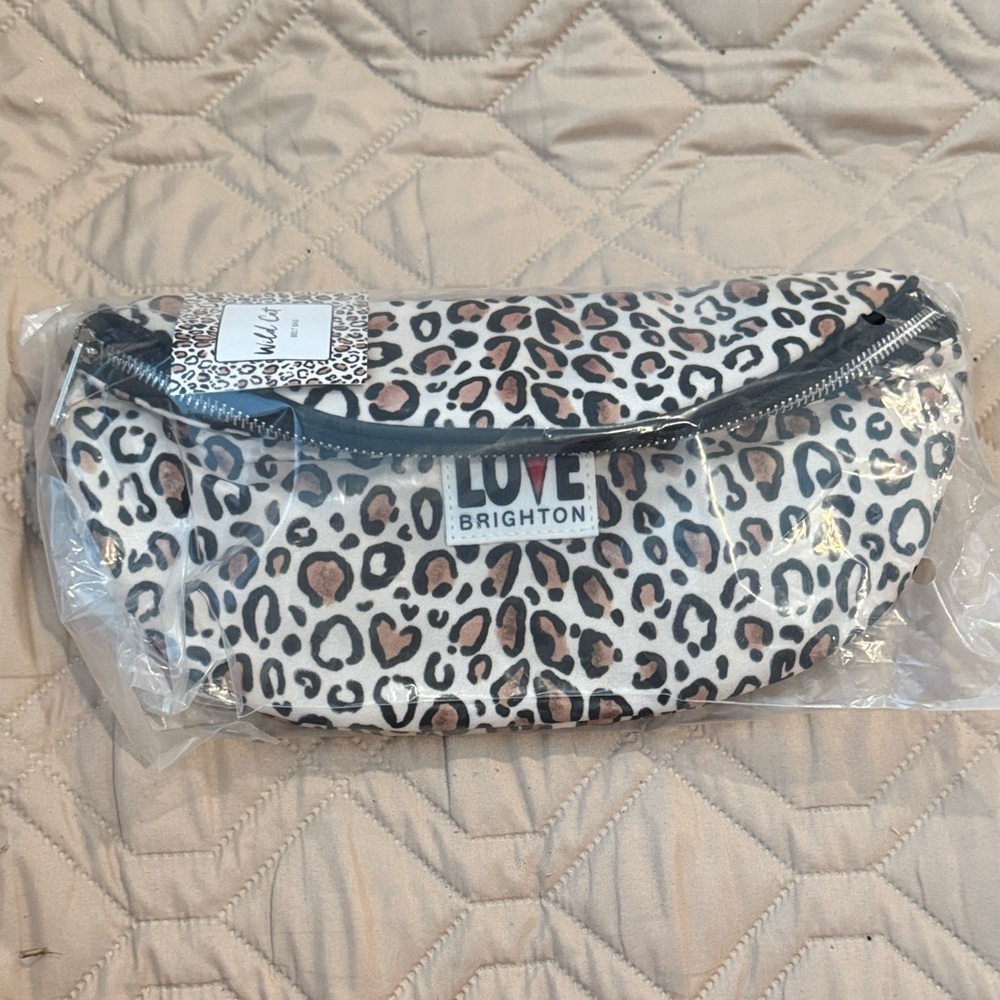 NWT Brighton Love Leopard Print Waist Bag